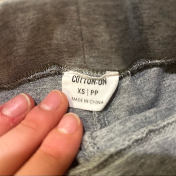 Cotton On xs biker shorts grey stretchy PERFECT CONDITION - Picture 4 of 6